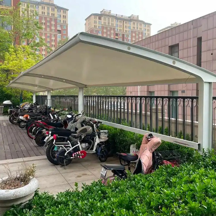 定南县膜结构电动车棚